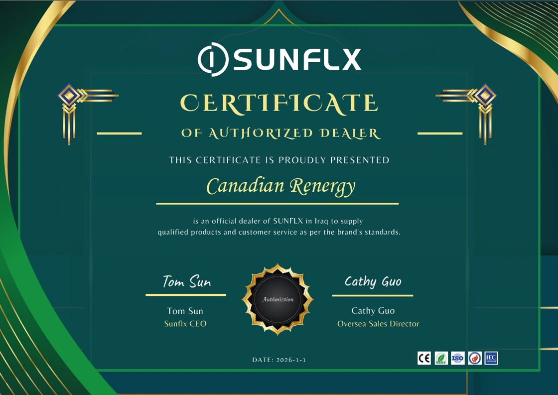 SUNFLX — Official Certificate